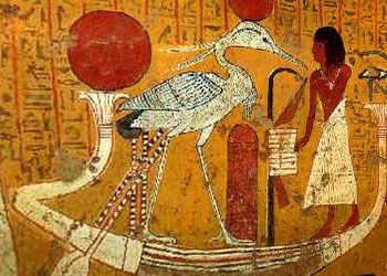 священная цапля в Древнем Египте