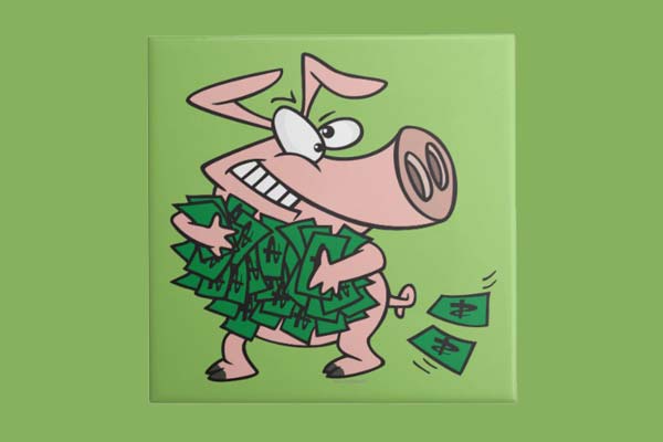 Свинья с долларами