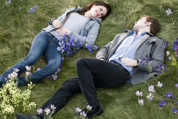 парень и девушка на траве