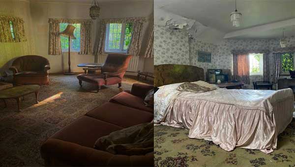 гостиная и спальня в доме с привидениями