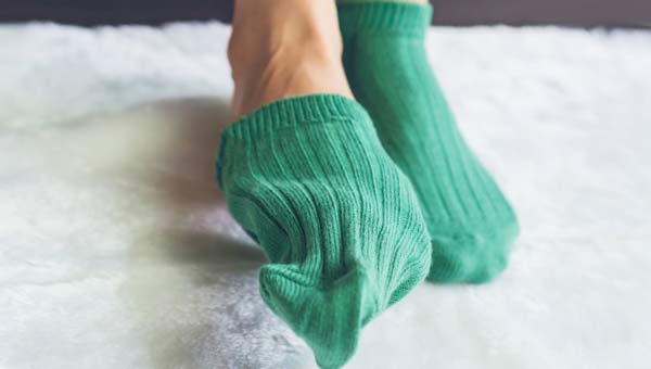 зелёные носки
