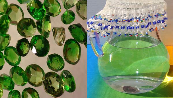 зеленые кристаллы