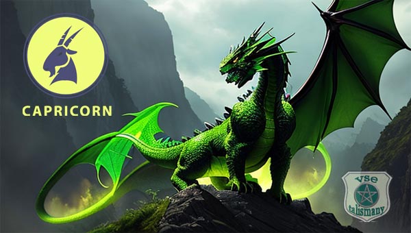 Зеленый дракон Козерог