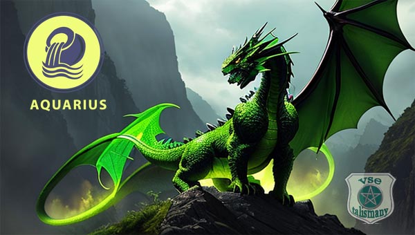 зеленый дракон Водолей