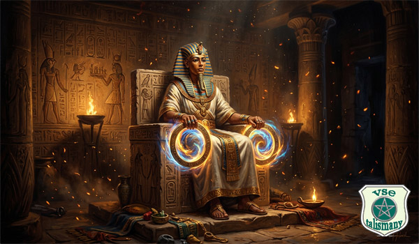 фараон на троне