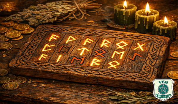 заклинание, написанное рунами