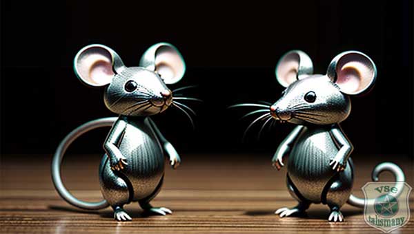 металлические статуэтки мышки