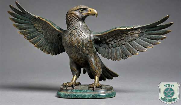 бронзовая статуэтка орла