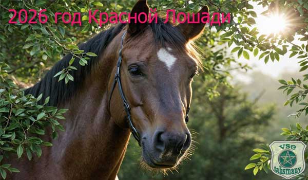 лошадь в кустах