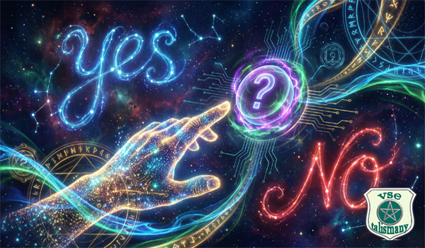 рука в космосе, гадание да или нет