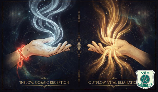 темный и светлый энергетический потоки