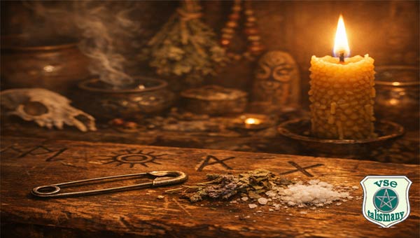 свеча и руны