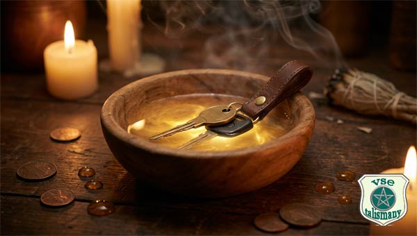 ключи от автомобиля в плошке с водой