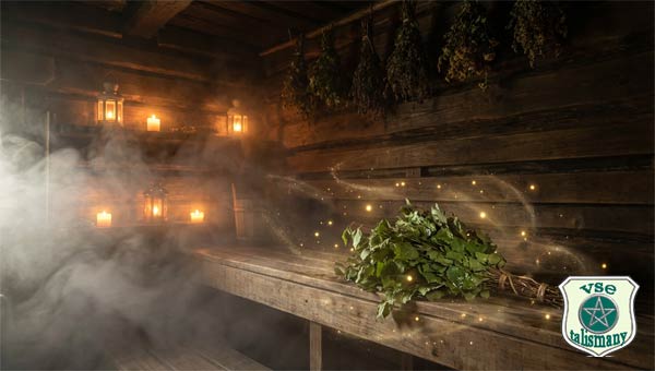 банный веник, парная