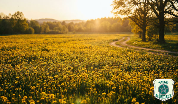 цветы в поле